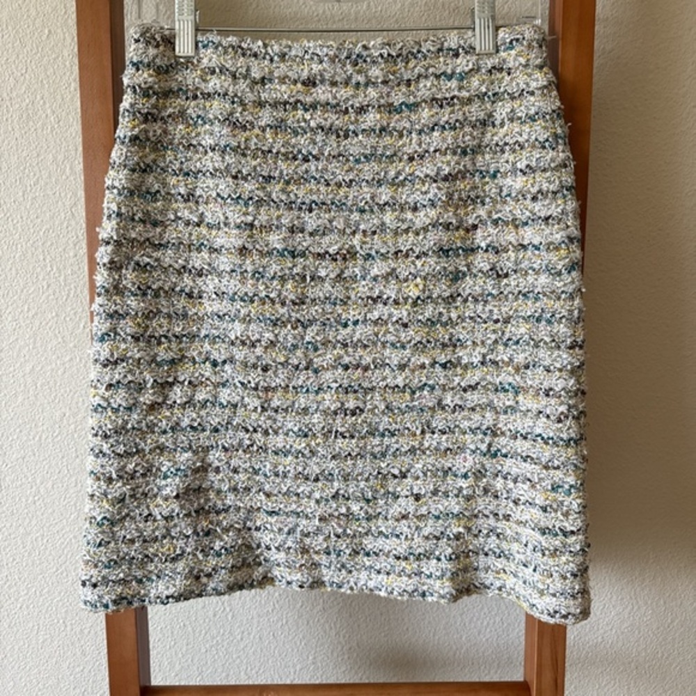 NWT St. John Multicolor Tweed Skirt small $695 Msrp